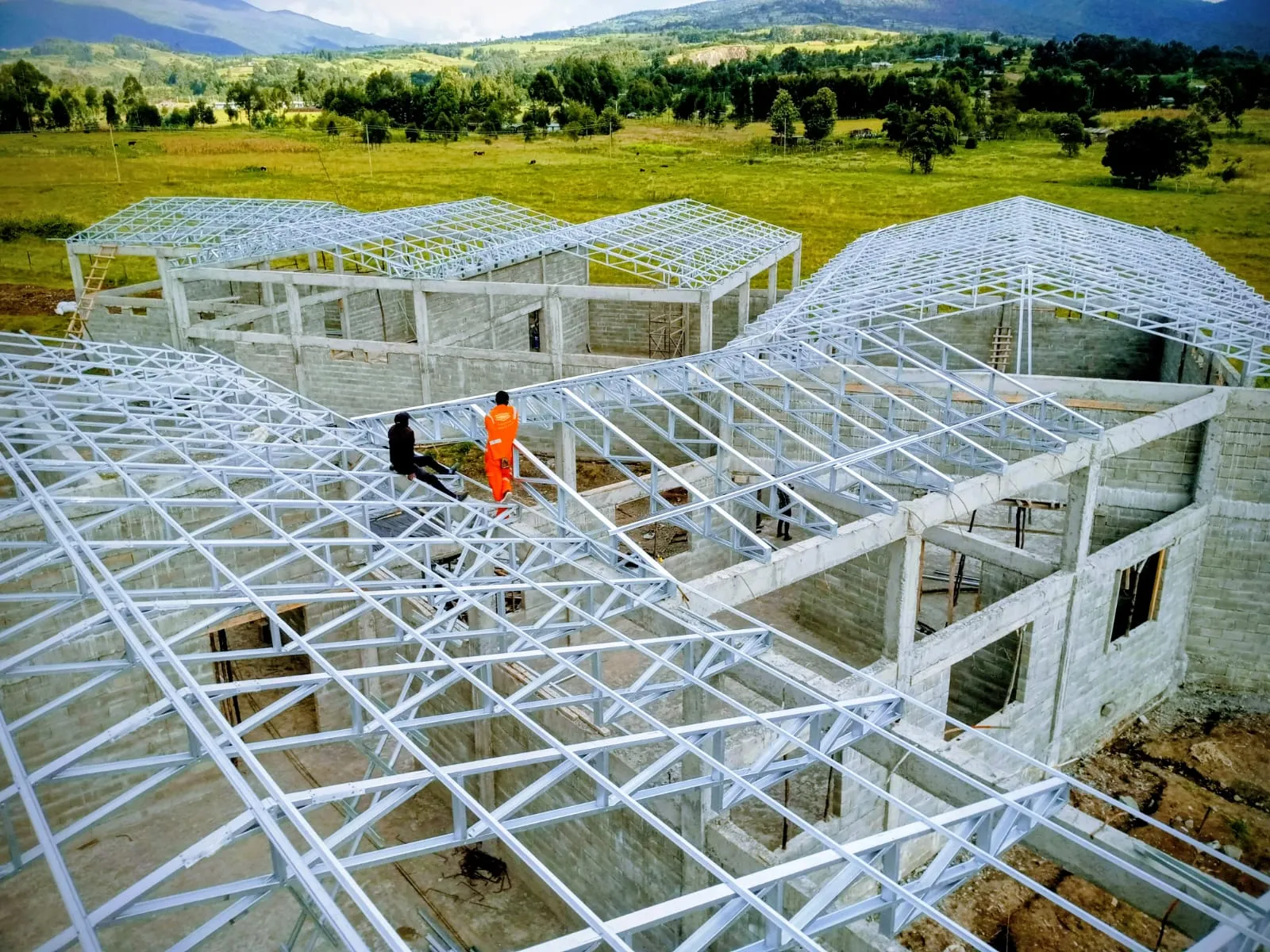 LGS Roof Structure over Classroom Blocks